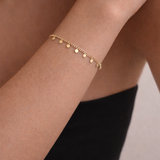 Eclipse Disc Chain Bracelet