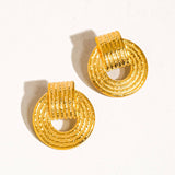 Rhythm Stripe Hoop Earrings