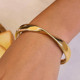 Isolde Twist Cuff Bracelet