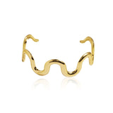 Mira Wavy Bold Bracelet