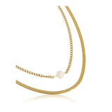 Luna Pearl Chain Necklace
