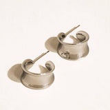 Yvaine Dome Hoop Earrings