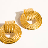 Rhythm Stripe Hoop Earrings