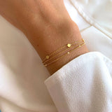 Nerina Triple Chain Bracelet