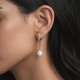 Molly Pearl Chain Earrings