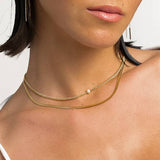 Luna Pearl Chain Necklace