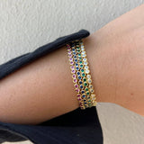 Summer Bezel Tennis Bracelet