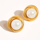 Mismatched Natural Pearl Earrings