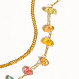 Skylar Layered CZ Stone Chain Bracelet