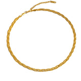 Braided Snake Chain Necklace