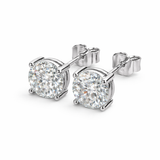 Signature Moissanite Stud Earrings