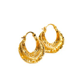 Calista Swirl Hoop Earrings