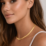 Seraphine Herringbone Chain Necklace