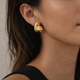 Mireya Wave Hoop Earrings