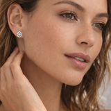 Zoe Pear Stud Earrings