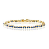 Summer Bezel Tennis Bracelet