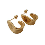 Mireya Wave Hoop Earrings