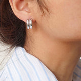 Selene Double C-Hoop Earrings