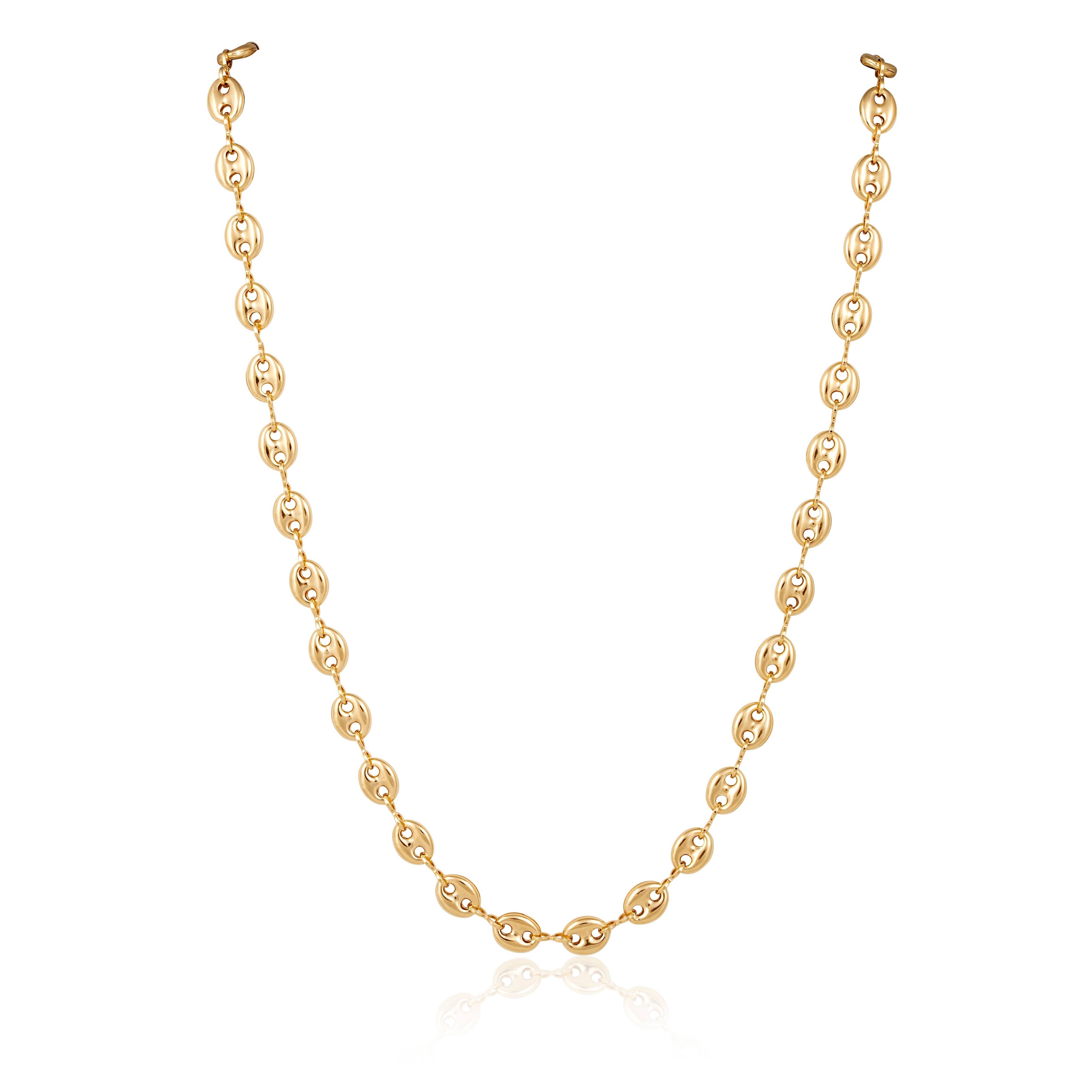 Minimalist gold necklace crafted from high-quality Brazilian gold-filled material, available in 16" and 18" lengths. Designed as a true layering staple, it offers luxe simplicity and lasting shine—perfect worn solo or stacked with your favorite pieces.