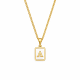 Pearl Initial Pendant Necklace