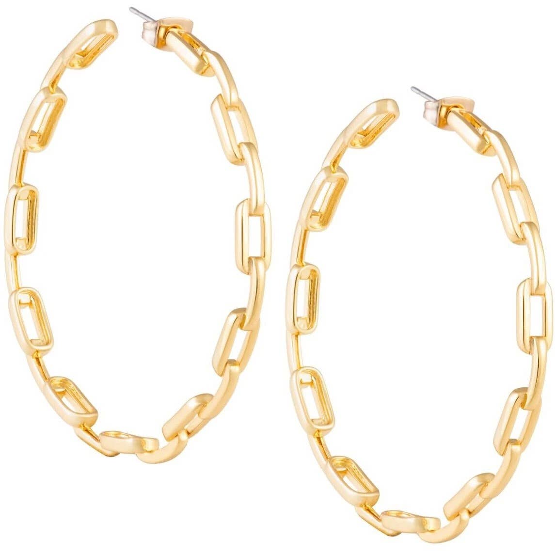 Sleek drop earrings with an elongated silhouette and fluid movement, crafted from 18K gold-plated stainless steel. These hypoallergenic, water- and tarnish-resistant earrings offer a modern statement—perfect for elevating both everyday ensembles and special occasion looks.