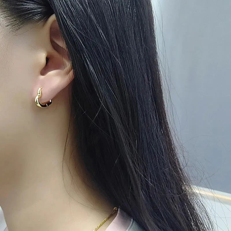 Graceful drop earrings crafted from certified 925 sterling silver, featuring a minimalist silhouette with timeless appeal. Hypoallergenic, water- and tarnish-resistant—perfect for adding refined elegance to any ensemble, from everyday looks to special occasions.