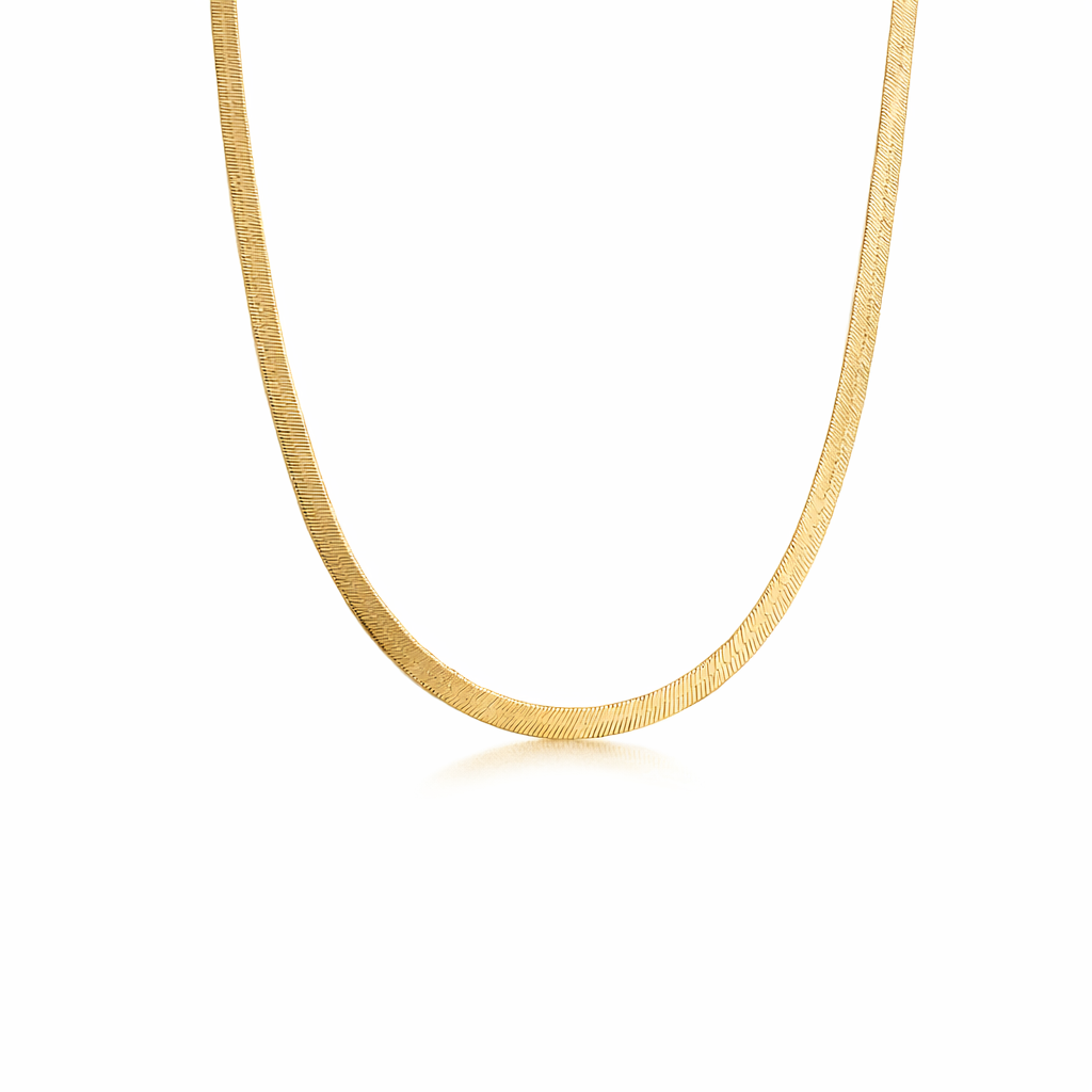 Seraphine Herringbone Chain Necklace