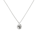 Eliza Geometric Pendant Necklace silver 