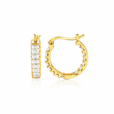 Tessa Star Hoop Earrings