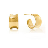 Yvaine Dome Hoop Earrings