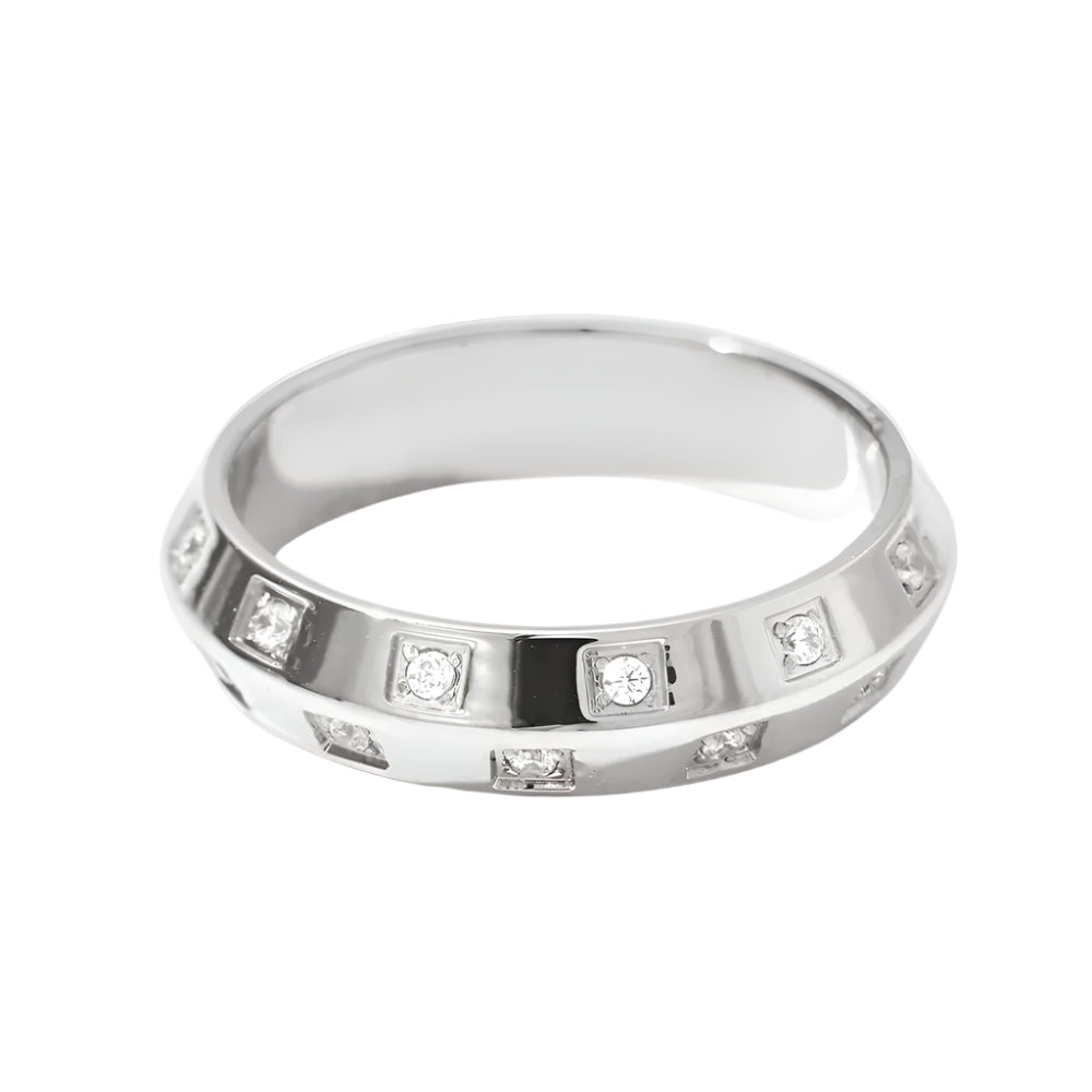 Empress Crystal Studded Ring