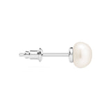 Timeless pearl stud earrings designed for understated elegance, perfect for both everyday wear and special occasions. Featuring luminous faux pearls set in 18K gold-plated stainless steel. Hypoallergenic, water- and tarnish-resistant—a graceful staple you'll reach for time and again.