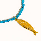 Marina Fish Beaded Necklace