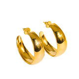 Lucia C Hoop Earrings