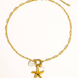 Summer Star and Shell Necklace