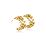 Aria Geometric Hoop Earrings