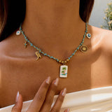 Charlotte Charm Rope Necklace