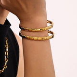 Serpentine Thin Bangle