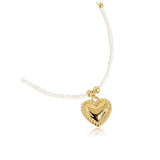 Beaded Heart Necklace