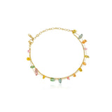 Skylar Layered CZ Stone Chain Bracelet