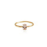 CZ Square Thin Ring