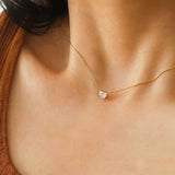 Darcy Petite Heart CZ Necklace