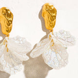 Boho Floral Dangle Earrings