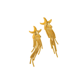 Celeste Star Tassel Earrings