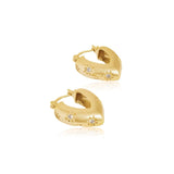 Celestia Heart Hoop Earrings