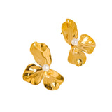 Florence Flower Pearl Earrings