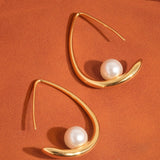 Classic Pearl Drop Earrings