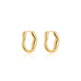 Estelle Oval Hoop Earrings