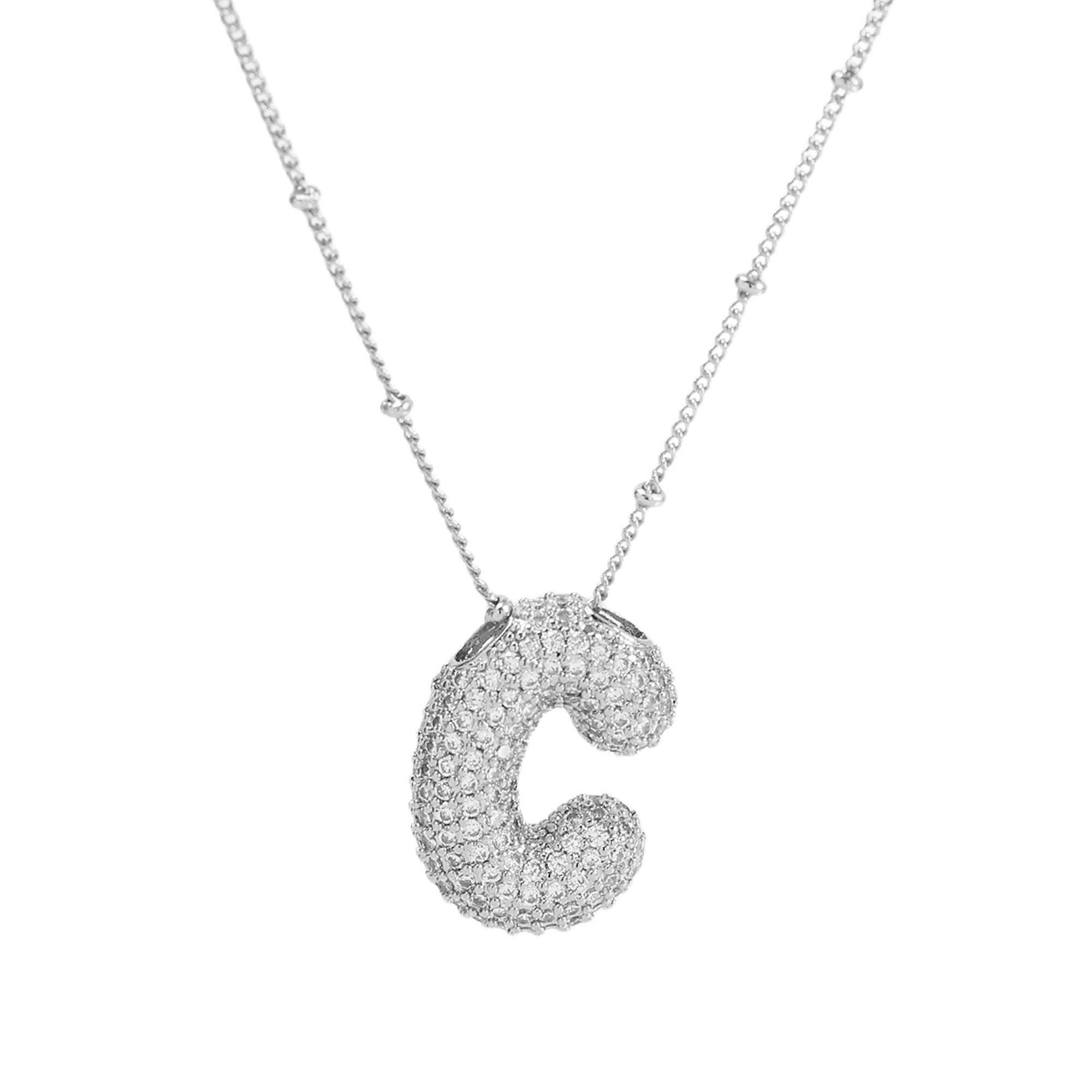 Balloon Initial Necklace