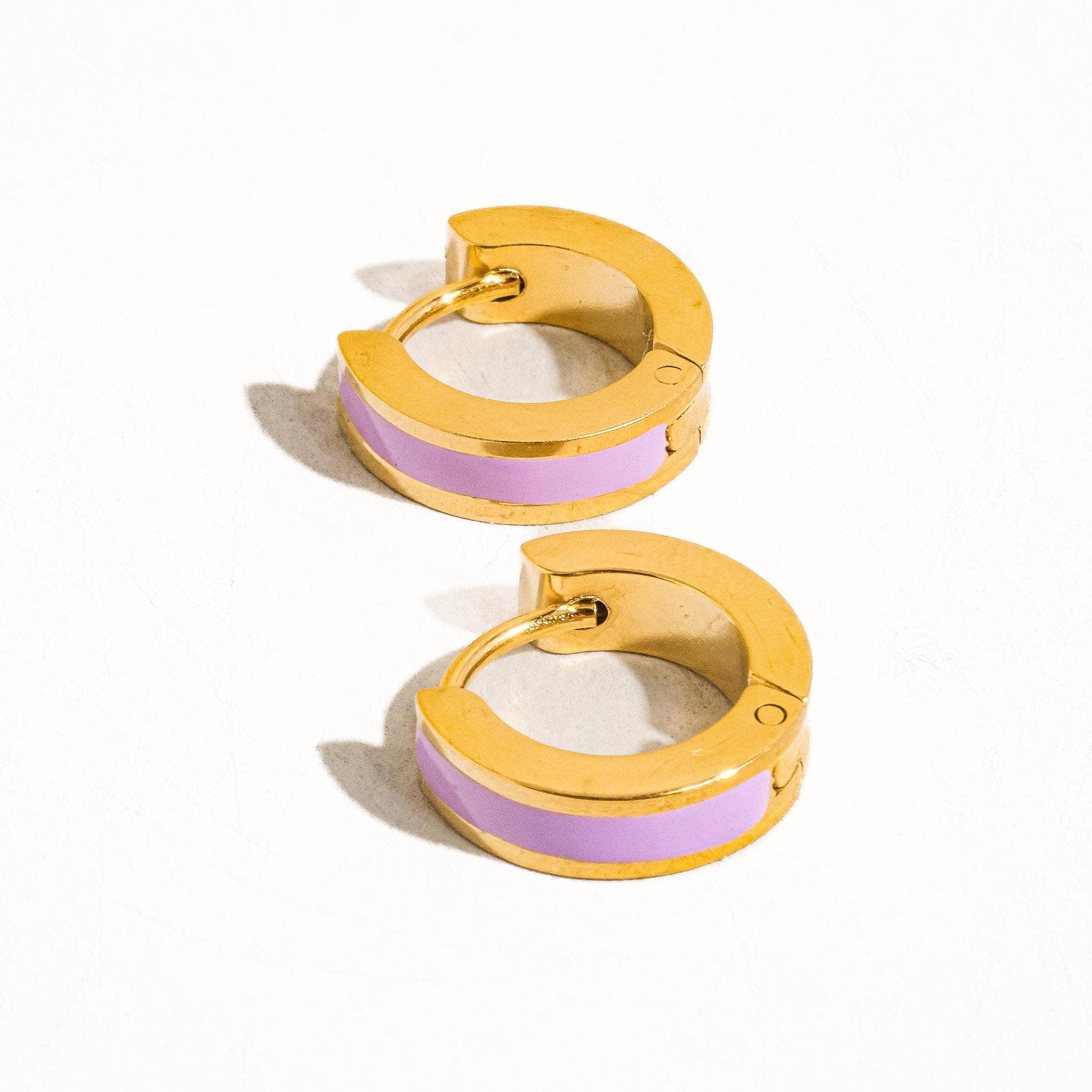 Isla Coloured Hoop Earrings